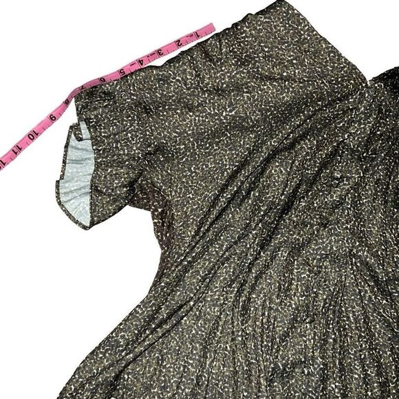 Anthropologie | Anthro Dolan Size XS Mitzi Button-Front Blouse Olive Green - Picture 6 of 8